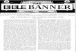 BIBLE BANNER - preteristarchive.compreteristarchive.com/Books/pdf/1943-04_wallace_the-bible-banner_05-09.pdf · BIBLE BANNER “Thou hast given a banner to them that fear thee, that