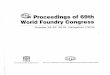 World Foundry Congress - GBV · ^S^yLi Proceedings of 69th World Foundry Congress »^WyHf!f IWlfX llJ* \ JMESSj October16-20,2010, Hangzhou China a Aluminum Alloys Controlled Production