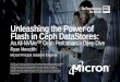 Unleashing the Power of Flash in Ceph DataStores · Flash in Ceph DataStores: An All-NVMe™ CephPerformance Deep Dive Austin, TX Big Fancy Lab Real-world application performance