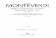 MONTEVERDI - alle-noten.de · MONTEVERDIClaudio Vespro della Beata Vergine Marienvesper · Vespers 1610 SV 206 Soli e Coro 2 Flauti, 2 Fifare, 3 Cornetti, 3 Tromboni 2 Violini, 3