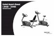 Product Owner's Manual - Precor C842i Recumbent... · Product Owner’s Manual: Important Safety Instructions 4 Obtaining Service You should not attempt to service the cycle except