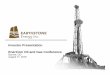 Investor Presentation EnerCom Oil and Gas Conference · Investor Presentation EnerCom Oil and Gas Conference Denver, CO August 17, 2016. 2 Disclaimer Forward-Looking Statements This