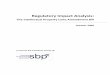 Regulatory Impact Analysis - Stellenbosch Universityblogs.sun.ac.za/iplaw/files/...IP-Laws-Amendment-Bill-Oct-09-sbp1-copy.pdf · SBP RIA Report to the Presidency and the dti October