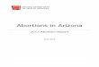 Abortions in Arizona · 1 | Page Executive Summary. This comprehensive annual statistical report provides abortion statistics and demographic characteristics of women obtaining abortions