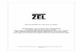Инструкция по эксплуатации компрессоров ZEL · - недопустимо применение пускозащитной аппаратуры, кроме
