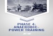 PHASE 4: ANAEROBIC- POWER TRAINING - ACE€¦ · to cardiorespiratory changes include increased aerobic capacity (the ability to do more work for a longer period of time), increased