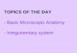 TOPICS OF THE DAY - ( Histologi) •(nano) [electron microscope] Levels of Structural Organization (Organisasi struktural) ... - Otot jantung - Saraf meneruskan impuls (“pesan”)