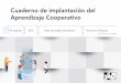 Cuaderno de implantación del Aprendizaje Cooperativo · Organizamos el contexto de cooperación 4. Diseñamos tareas cooperativas 5. Incorporamos la cooperación a tus diseños didácticos