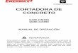 CORTADORA DE CONCRETOpemco.com.pa/docs/Q480-390 (Manual de Operacion).pdf · 2.1.19 NO retire la cubierta del filtro de aire, filtro de papel, o prefiltro mientras el motor está