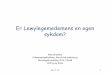 Er Lewylegemedemens en egen sykdom? · 2018-08-06 · 04.11. 14 16 Nevropatologisk rapport • Lewy-legemer multifokalt i dorsale motoriske vaguskjerne, hjernestamme, amygdala og