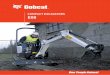 COMPACT EXCAVATORS E08 - DM-KER · Doosan Bobcat EMEA s.r.o., U Kodetky 1810, 263 12 Dobříš, Czech Republic E08 Excavators Specifications A4BP 11001 — A4BP 99999 • 2017-8-16