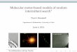 Molecular motor-based models of random · Stochastic Processes in Cell Biology!is book develops the theory of continuous and discrete stochastic processes within the context of cell