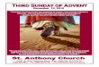 Page 2 - St. Anthony Parish · Page 3 THIRD SUNDAY OF ADVENT DECEMBER 16, 2018 Angel Meza Gonzalez † Ike † Isac Garcia (Cumpleaños) Alicia Garcia (Cumpleaños) Ezequiel & Maricela