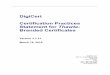DigiCert Certification Practices Statement for Thawte ... · Thawte is a registered mark of DigiCert, Inc. The Thawte logo is a trademark and service mark of DigiCert, Inc. Other