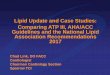 Lipid Update and Case Studies: Comparing ATP III, AHA/ACC ...Lipid Drug Therapy •Non-statin drugs without demonstrated ASCVD risk reduction may favorably alter lipids but have an