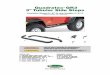 Quadratec QR3 3”Tubular Side StepsThe Trusted Source ® Quadratec ® QR3 3”Tubular Side Steps Installation Manual for ’87-’06 Jeep Wrangler (YJ & TJ) #12004.30XX (all finishes)