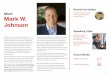 Award Bronze Medalist in Mark W. Johnson · 2019-04-04 · Mark Johnson is a co-founder and Senior Partner of Innosight, a strategic innovation consulting and investing company with