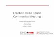 Ferebee-Hope Reuse Community Meeting · 2019-08-09 · GOVERNMENT OF THE DISTRICT OF COLUMBIA Meeting Goals •Provide information regarding the Ferebee-Hope site, reuse process,