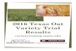 Oat Variety Publi Oat  ¢  trials in major oat producing regions for oat producers across the