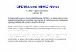 OFDMA and MIMO Notes - Sonoma State University...OFDMA and MIMO Notes 1 EE442 –Spring Semester Lecture 14 Orthogonal Frequency Division Multiplexing (OFDM) is a digital multi-carrier