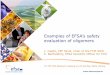 Examples of EFSA’s safety evaluation of oligomers · Examples of EFSA’s safety evaluation of oligomers L. Castle, CEF Panel, Chair of the FCM SWG E. Barthélémy, EFSA Scientific