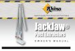 Rhino Tool Company Post Extractors JackJaw Post Extractors · JackJaw stake pullers excel on asphalt. When pulling from asphalt, make sure that the stake puller is aligned with the
