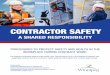 CONTRACTOR SAFETY · Procedures to protect safety and health in the workplace during contracted work are required by the Manitoba Workplace Safety and Health Act. These procedures