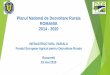 Planul National de Dezvoltare Rurala ROMANIA 2014 - 2020 · 2015-05-25 · Planul National de Dezvoltare Rurala ROMANIA 2014 - 2020 INFRASTRUCTURA RURALA Fondul European Agricol pentru