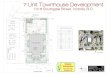 7 Unit Townhouse Development · rs @ e El. 7 SITE PLAN Scale - 1:100 1 SK-01 PROJECT LOCATION 7 Unit Townhouse Development 1016 Southgate Street , Victoria , B.C. drawing no. 