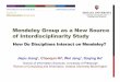 Mendeley Group as a New Source of Interdisciplinarity Studyjpjiang/papers/jcdl13.mendeley.slides.pdfMendeley Group as a New Source of Interdisciplinarity Study Jiepu Jiang1, Chaoqun