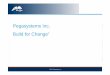 Pegasystems Inc. Build for Change - Jefferies Group Inc.pdfPega Solutions Portfolio Technology Solution Business Solutions Horizontal CRM Marketing Automation Sales Force Automation
