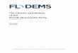 The Charter & Bylaws of the Florida Democratic Party · 6/9/2019  · The Charter of the Florida Democratic Party Charter • Page 2 4.1.3 Fee Limitation: No qualification fee, in