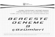 BERCESTE DENEME 9 · PDF file 2019-07-16 · Talat Tekin, Altayist kimliği ile bilim dünyasının önemli bir kişisidir. A, B, C ve E seçeneklerin-de belirtilen yargılar Talat