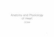 Anatomy and Physiology of Heart - contents.kocw.or.krcontents.kocw.or.kr/document/4-Anatomy_and_Physiology_of_Heart_1.pdf · 학습목표 • 학습자는해부생리학과목에서학습한심장의기본구