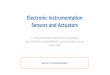 Electronic Instrumentation Sensors and Actuatorsbrd4.ort.org.il/~ksamuel/ElIn.31361/Lectures/022-Basic...Electronic Instrumentation Sensors and Actuators * In this presentation definitions