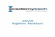JAVA Eğitim Notları - Fırat Üniversitesiweb.firat.edu.tr/mbaykara/java_egitim_notlari.pdf · ayrı uygulama alanında birden çalışmak gerekir. Ancak güzel olan, Java'nın