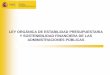 LEY ORGÁNICA DE ESTABILIDAD PRESUPUESTARIA Y · PDF file 2019-11-07 · informe sobre el grado de cumplimiento de los objetivos y regla de gasto en los presupuestos iniciales 