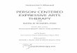for PERSON-CENTERED EXPRESSIVE ARTS THERAPY• Cognitive-Behavioral Therapy with John Krumboltz, PhD; • Solution-Focused Therapy with Insoo Kim Berg, MSSW • Person-Centered Expressive