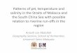 of temperature and salinity in the Straits of Malacca and ... Lee Abdullah.pdfsalinity in the Straits of Malacca and the South China Sea with possible relation to riverinerun‐offs