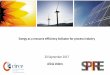 Presentación de PowerPoint - SPIRE2030 · Think exergy, not energy • Exergy: ideal potential of energy and matter to do work, i.e. available or useful [ energy. Anergy is the complementary