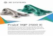 ProJet MJP 2500 IC - 3D Systems · 06-12-2018  · ProJet MJP 2500 IC le permite producir una amplia gama de piezas con geometrías complejas o, en simultáneo, modificar el diseño