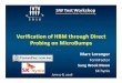 Verification of HBM through Direct Probing on MicroBumps (SM100) DRAM Fab DRAM TSV FAB DRAM FAB Traditional