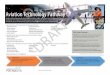 Aviation Technology Pathway · Aviation Technology Pathway Did you know... Aviation technology includes the design, production, repair, and maintenance of all types of aircraft