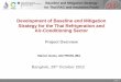 Development of Baseline and Mitigation Strategy for the ... Development of Baseline and Mitigation Strategy
