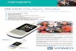 VM-2500 CO /SpO · and SpO 2 combined Displays EtCO 2, FiCO 2, SpO 2, respiration and pulse rate, capnogram and plethysmogram Maintenance and calibration-free technololgy Clear and
