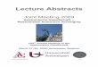 Lecture Abstracts - Anatomische Gesellschaft · Sferdian M. P21 Simon R. P89 Sindel M. P31 Singer B. L96 . First Author Number of lectures (L) and posters (P) Slesarenko N. P76 Spindler