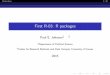 First R-03: R packages - University of Kansascrmda.dept.ku.edu/resources/presentations/StatsCamp2015/R/first-R-03.pdfDescriptive 1/36 First R-03: R packages Paul E. Johnson1 2 1Department