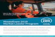 WasteExpo 2019 Market Leader Program · Market Leader Program Steer customers your way as a WasteExpo Market Leader Over the past 50 years we’ve helped usher in more significant