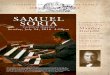 SAMUEL SORIA Featuring the four principle organ Maurice ...ORGAN CONCERT Scherzo Op. 2 (1926) Prelude, Adagio et Choral Varie sur “Veni Creator” Op. 4 (1930) Suite Op. 5 (1933)