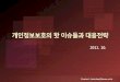개인정보보호의 핪 이슈들과 대응젂략 - ITFINDitfind.or.kr/smartkorea/2011/s4_1520.pdf · 민갂분야의 개인정보 영향평가 제도 확대 집단분쟁조정
